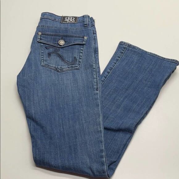 ROCK & REPUBLIC KASANDRA Womens 8 Blue Jeans - Picture 5 of 5